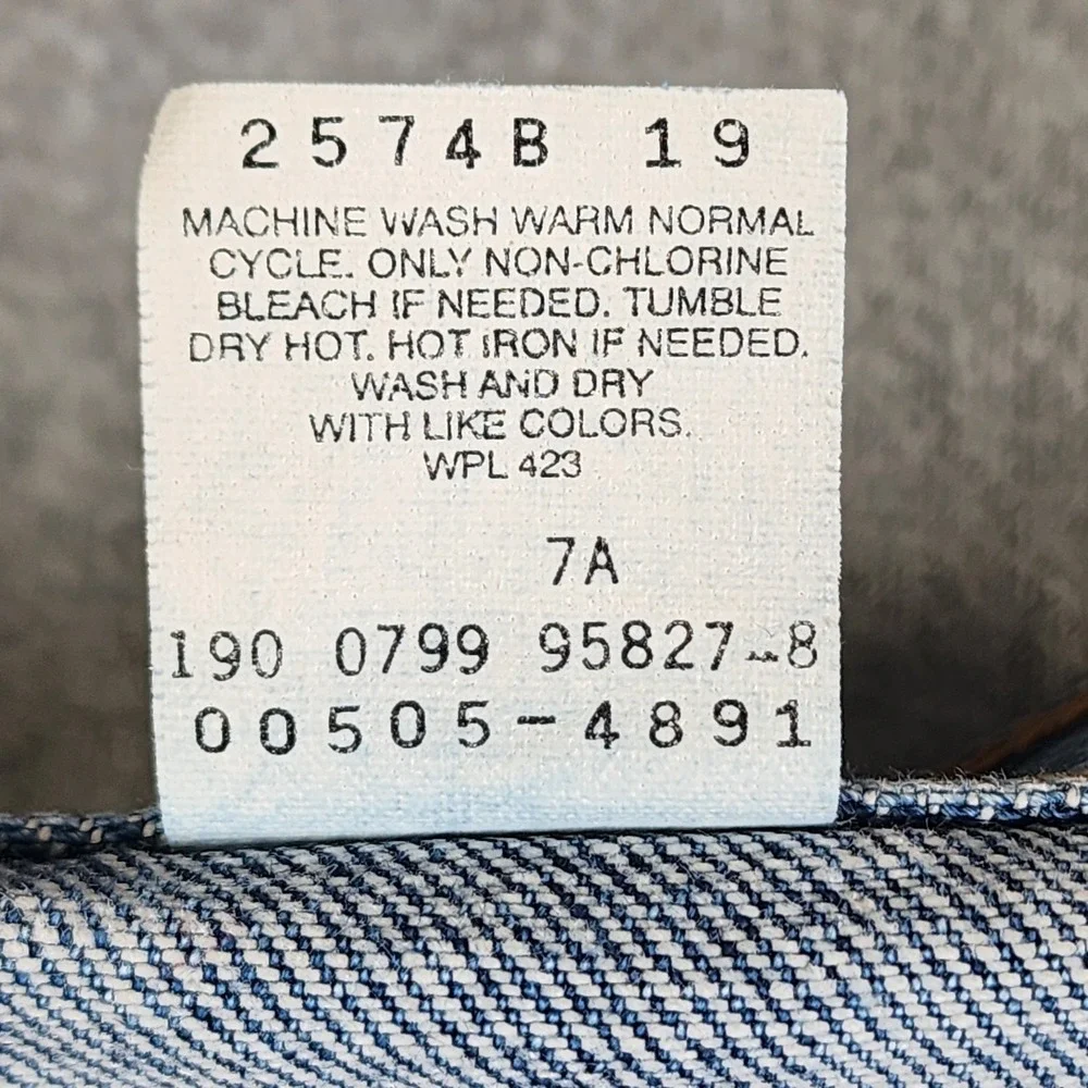 Vintage Levis 505 Jeans Mens 36x30 Blue Straight Fit Denim Medium Wash Tag 38x30
